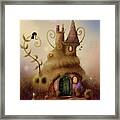 Fairy Fern Cottage Framed Print