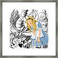 Fairy Tale Art Alice Framed Print