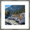 Fall And Snow Framed Print