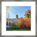 Fall Colors, Mcgill Campus In Montreal Framed Print