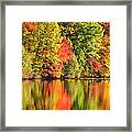 Fall In New York Reflections 1 Framed Print