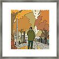 Fall Sweep Framed Print