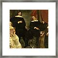 Family Portrait With The Signing Of A Marriage Contract Framed Print