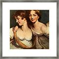 Fanny And Jane Hamond Framed Print