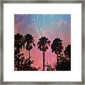 Fantasy Palm Trees Framed Print