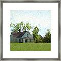 Farmhouse Painted Framed Print