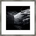 Farming Hands Framed Print