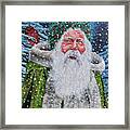 Father Christmas Framed Print