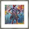 Fearless Girl Future Is Female Painting 3 Framed Print