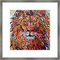 Fearless Lion Framed Print