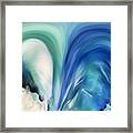 Feathered Waterfall Framed Print
