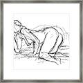 Female Erotic Sketches 2 Framed Print