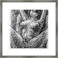 Female-sexy-drawings-10 Framed Print