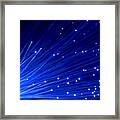 Fibre Optics Framed Print