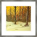 Fiery Morn Painting # 156 Framed Print