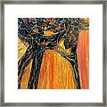 Fiery Orange Framed Print