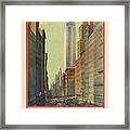 Fifth Avenue - New York 1932 Framed Print