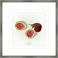 Figs Fresh Fruits Framed Print