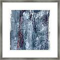 Figure In The Cold Framed Print