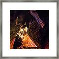 Fire And Flames 1 Framed Print
