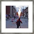 Fire Breather Framed Print