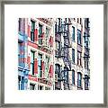 Fire Escapes, New York, New York 2 Framed Print