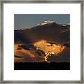 Fire In The Sky #5626 Framed Print