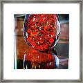 Fire Reflected Framed Print