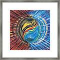 Fire With Ice Framed Print