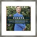 Firsts - Hillary Clinton Framed Print