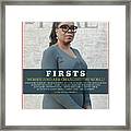 Firsts - Oprah Winfrey Framed Print