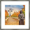 Fisher Of Men In Fall Framed Print