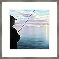 Fishing On The Flats Framed Print