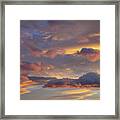 Floating In The Clouds Framed Print
