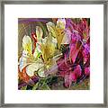 Floral Inspiration - Square Version Framed Print