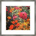 Flower Garden Framed Print