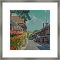 Flowers And France, A Winning Combination Framed Print