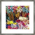 Flowers For Sale In Lisbon, Portugal Framed Print