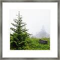 Fog On The Mountain Framed Print