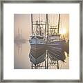 Foggy Bayou Sunrise, 4/7/21 Framed Print