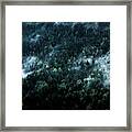 Foggy Forest Mountain Framed Print