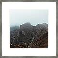 Foggy Madeira Landscape Framed Print