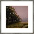 Foggy Morning, Oak Openings Framed Print