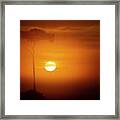 Foggy Osceola Sunrise Framed Print