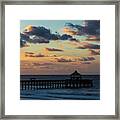 Folly Beach Sunrise Framed Print