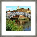 Foot Bridge In England Framed Print