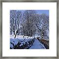 Footpath, St Margaret's Church, Hawes, Wensleydale, Yorkshire Dales National Park Framed Print