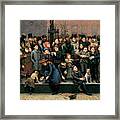 Fountain Square Pantomime, 1892 Framed Print