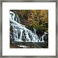 Fourth Falls On Toxaway Creek Framed Print
