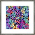 Fractal Abstract Mix 4 Framed Print